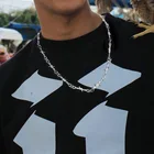 Женское Ожерелье из Проволочной колючей проволоки в стиле панк и хип-хоп, короткое ожерелье унисекс чокер из железной цепочка с шипами в готическом стиле