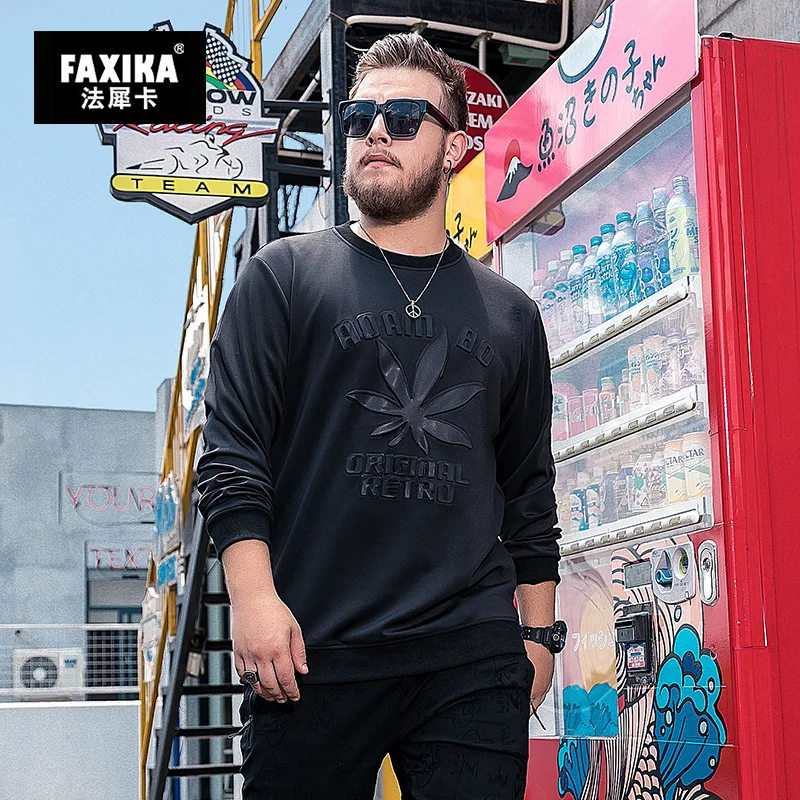 FAXIKA/Большие размеры мужские однотонные флисовые куртки на весну и осень 2019 новое