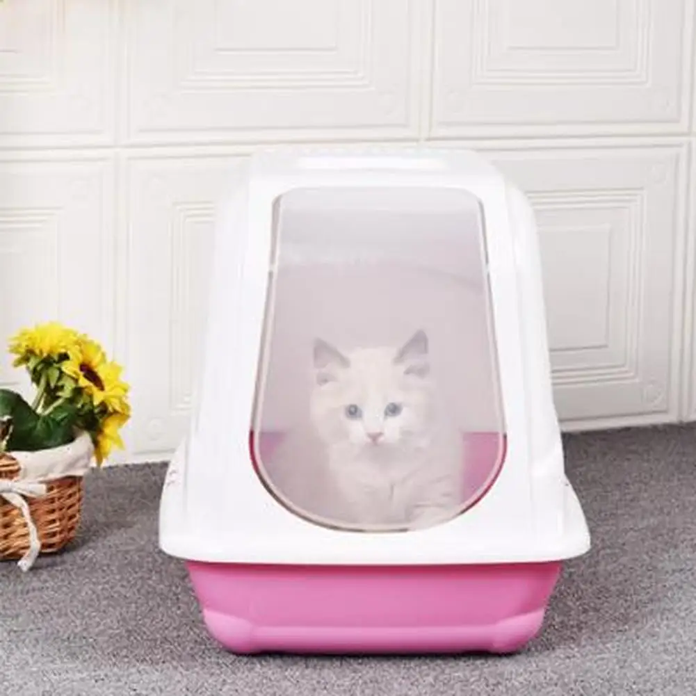 Полностью закрытый ящик для кошачьих туалетов дезодорант и защита от брызг