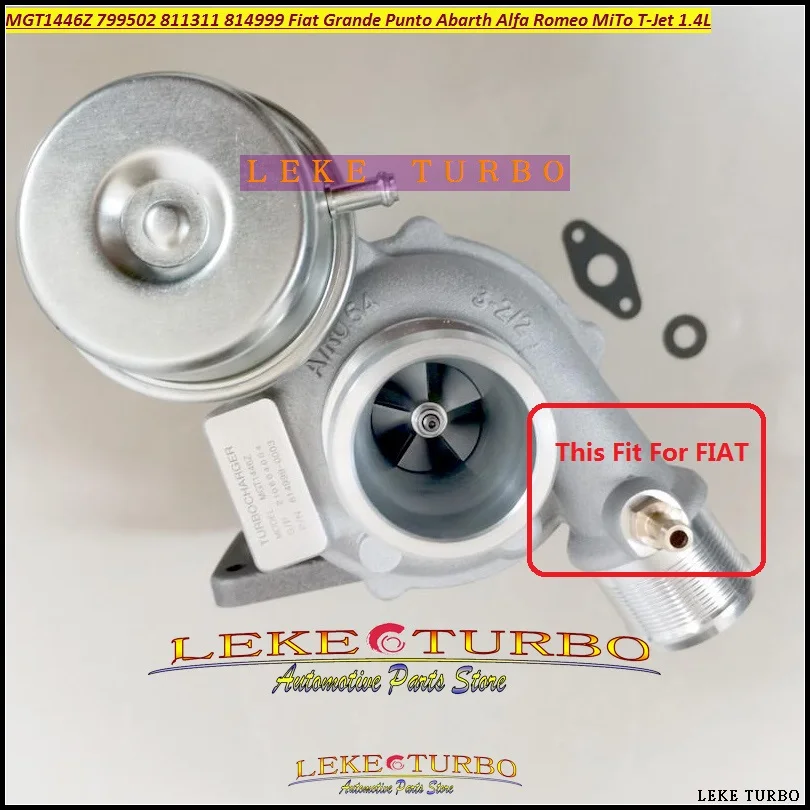 MGT1446Z 811311 5001S 799502 0001 0002 55248413 Turbo для Alfa Romeo MiTo Giulietta Multi Air 55238189 л|Воздухозаборники| |