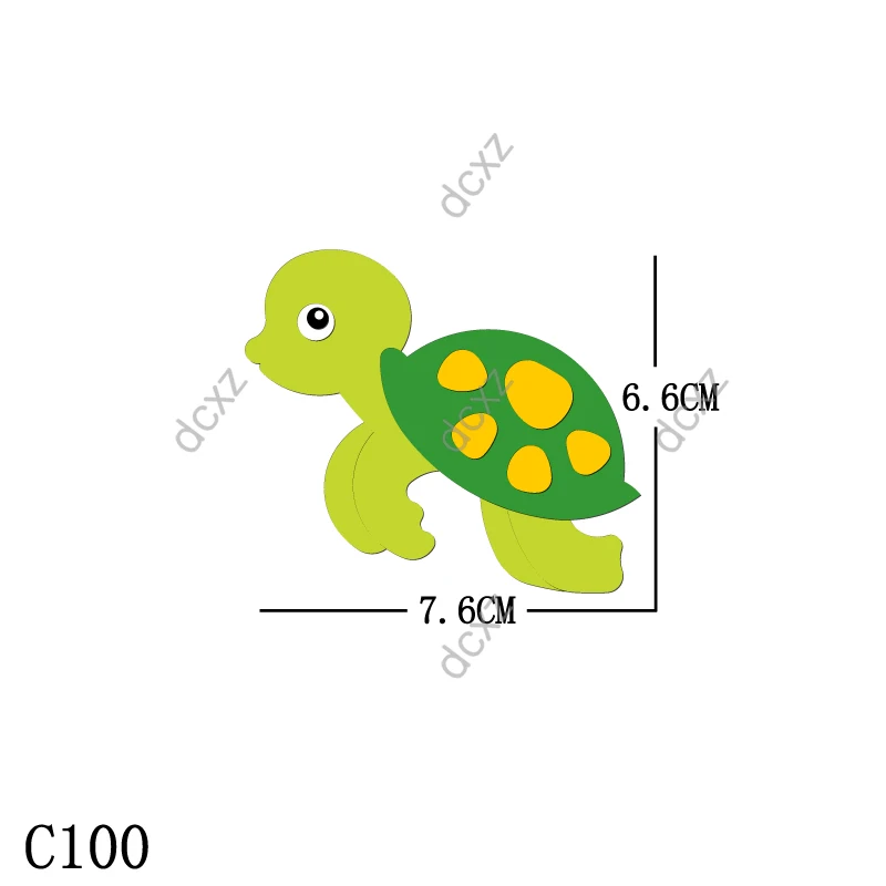 Новые Черепаховые деревянные штампы для скрапбукинга C-100 резки | Дом и сад