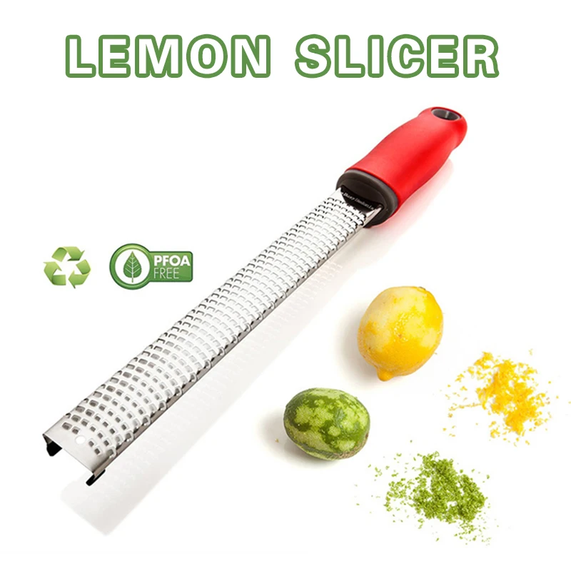 Цитрусовый лимон Zester Терка пластиковая крышка измельчитель шоколада фруктов