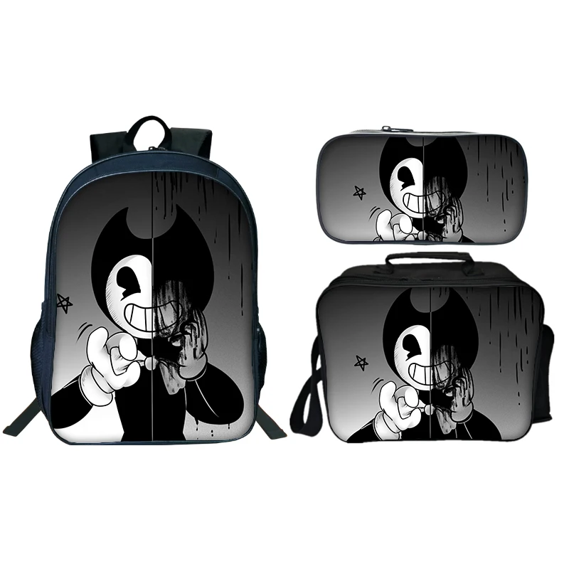 2020 Новая мода 3 шт./компл. Бенди и чернильная машина набор рюкзаков для мальчиков