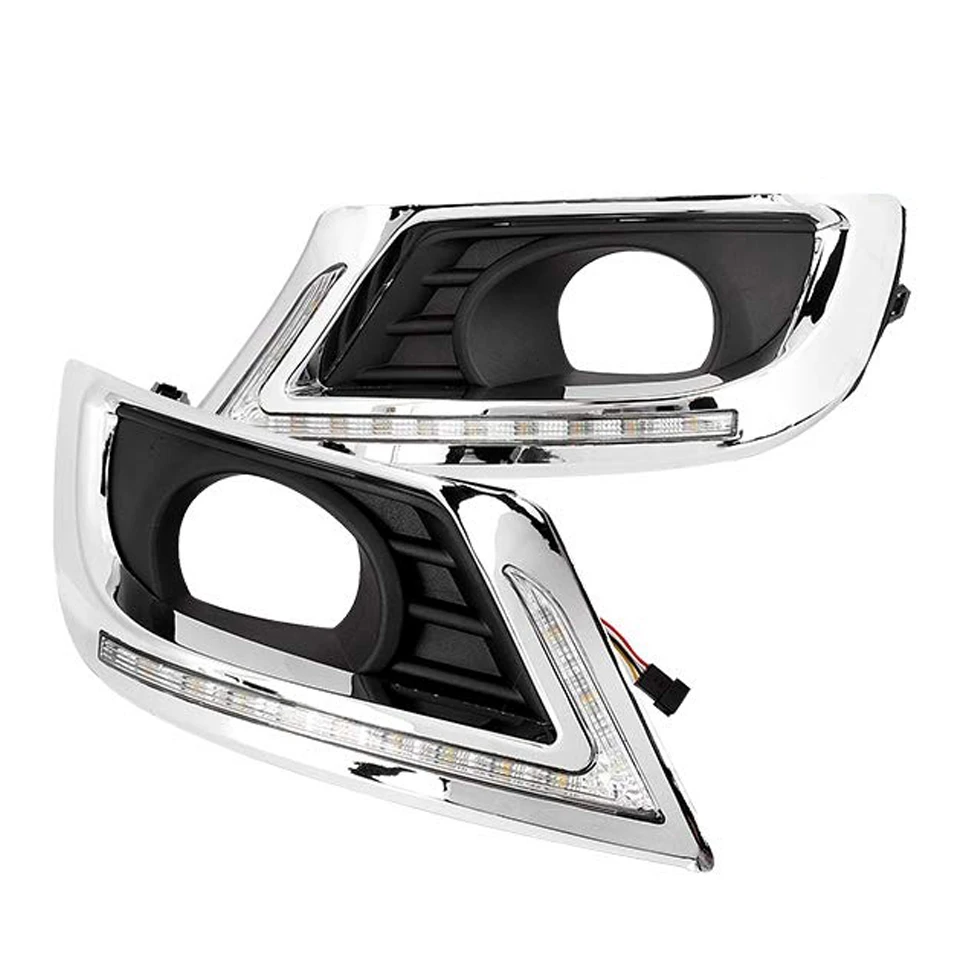 1 пара Габаритные огни для Toyota Camry 2009 2010 2011 Автомобильный светодиодный LED DRL