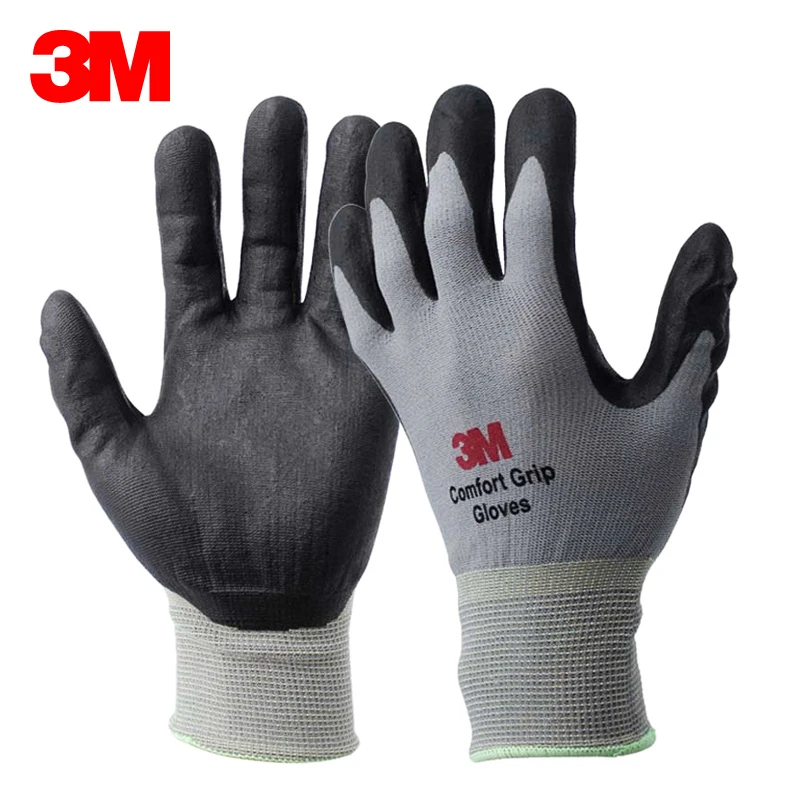 

3M Work Gloves Comfort Wear-resistant Slip-resistant Gloves Anti-labor Safety Gloves Nitrile Rubber Gloves Large Size G9311