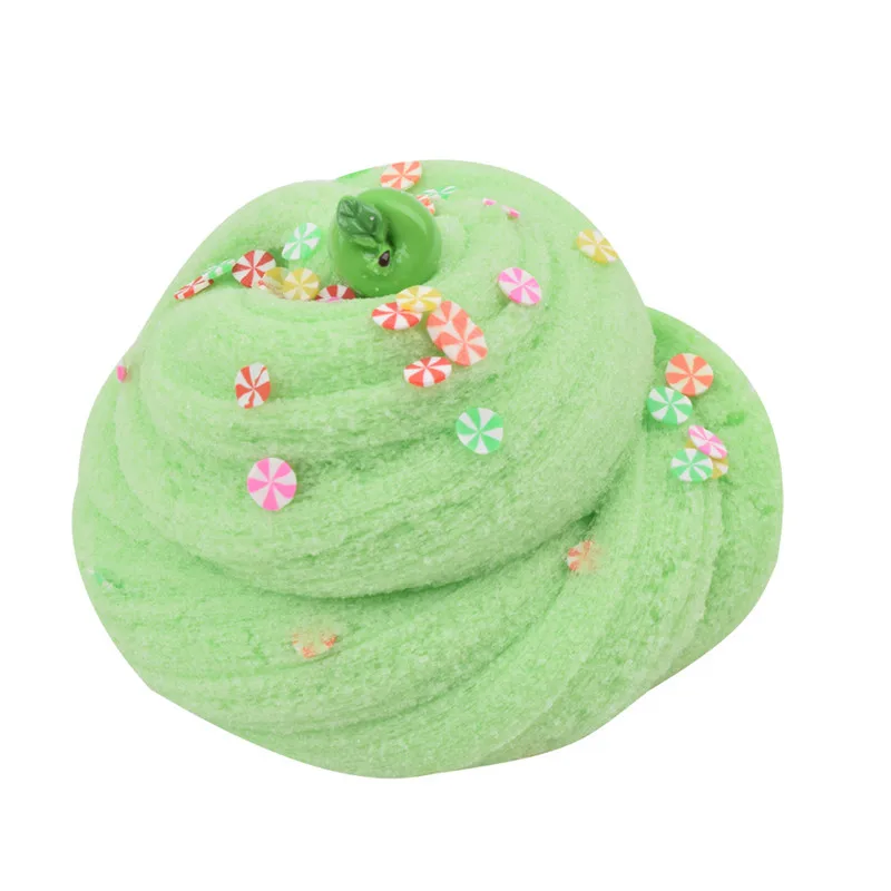 60 мл фрукт банан пушистый слизь облако Моделирование глины Радуга игрушка для