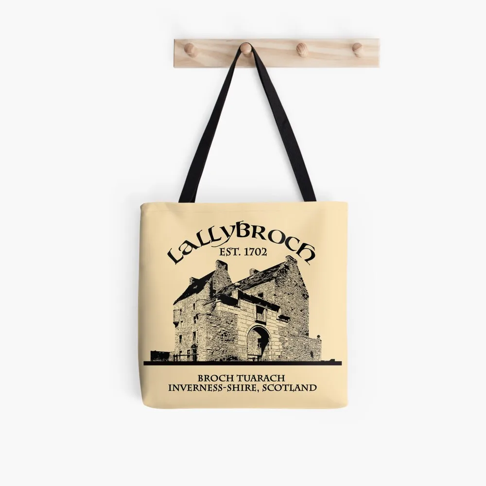 

Women Shopper bag broch outlander Printed Kawaii Bag Harajuku Shopping Canvas Shopper Bag girl handbag Tote Shoulder Lady Bag