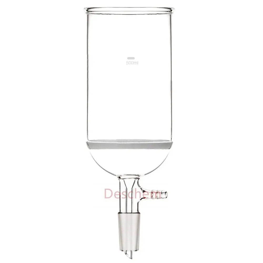 500 мл 24/40 Стеклянная Воронка бушнера диаметр диметра около 70 мм 3 # грубый