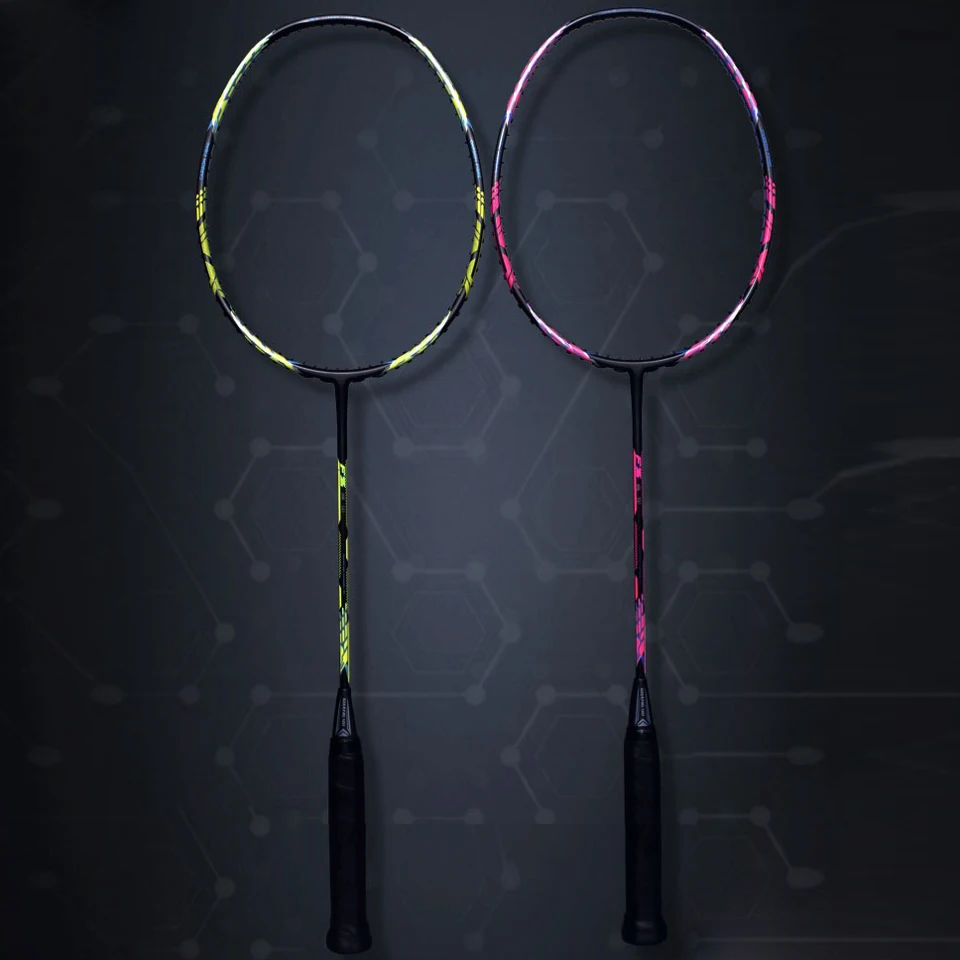 Профессиональная ракетка для бадминтона нападения из искусственного волокна