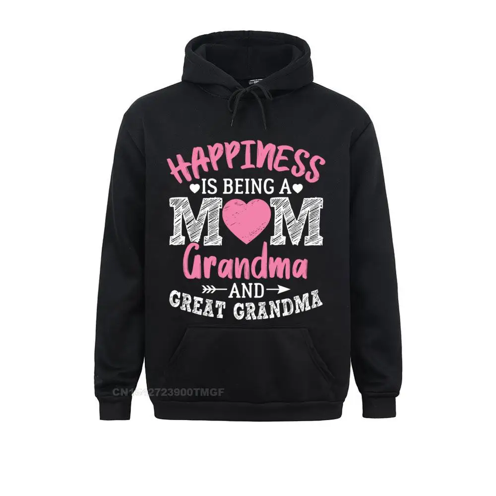

Happiness Is Being A Mom Grandma And Great Grandma Sweatshirt Sweatshirts Haikyuu Geek Hoodies Long Sleeve Clothes Men