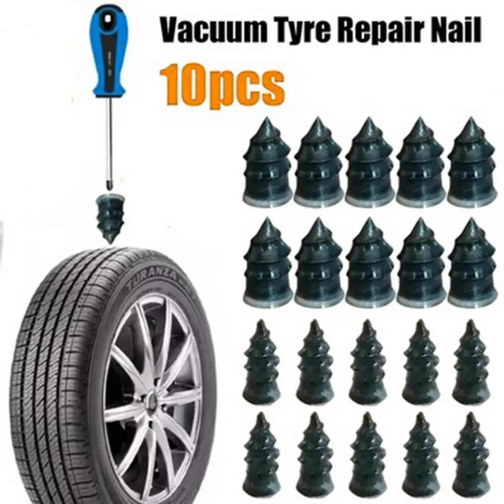 

10Pcs Practical Tire Repair Nail Efficient Metal Portable Lightweight Tyre Repair Screw for Electrical Bicycles