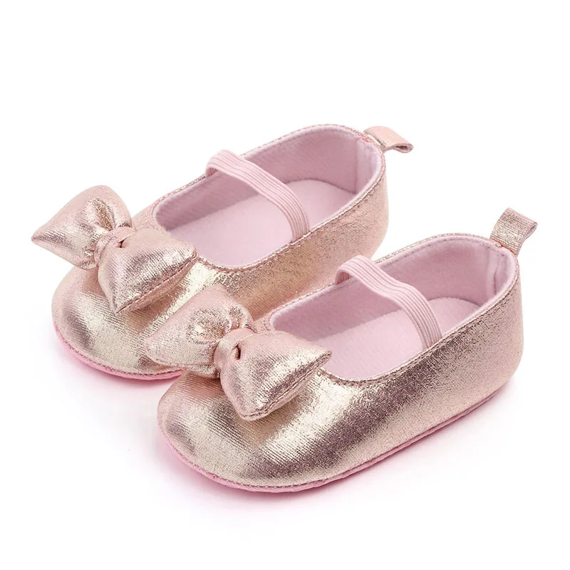 

Autumn Baby Girl Anti-Slip Casual Walking Shoes Bowknot Sneakers Soft Soled First Walkers 2021