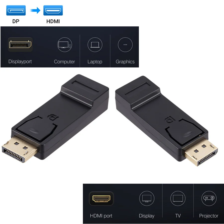 Переходник DP-HDMI-совместимый с портом дисплея Max 1080P переходник DP