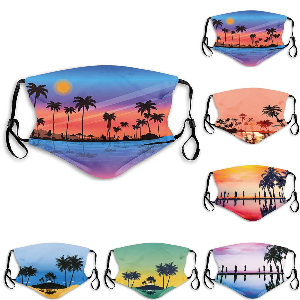 

Adjustable Adult Cotton Mouth Mask Washable and Reusable Windproof Mouth-muffle Face Cover mascarilla de tela lavable A50