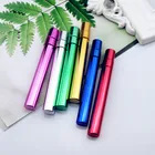 30 шт.лот 10 мл Тонкая Стеклянная парфюмерная бутылка, стеклянные флаконы, тестовая трубка, флакон с насосом, распылитель, парфюмерный распылитель, разные цвета