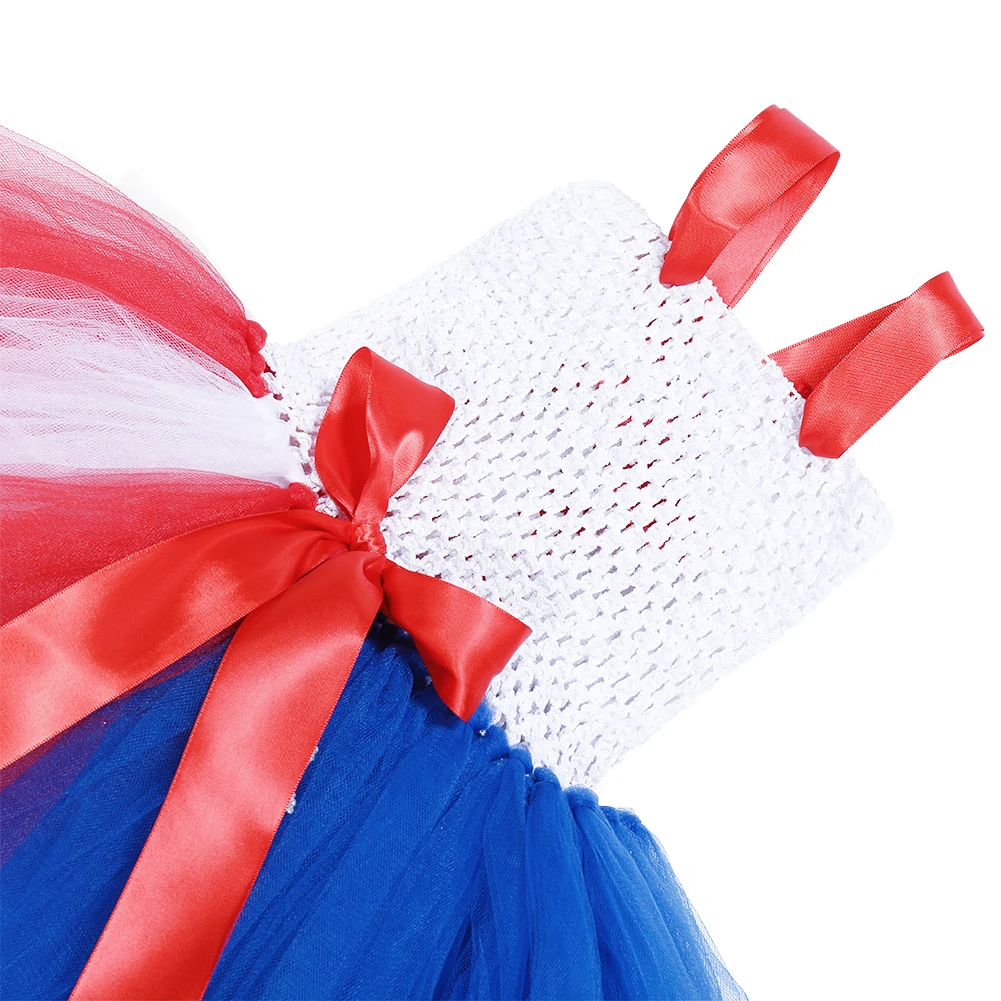 Чудо-платье-пачка для девочек костюм супергероя Хэллоуина вечеринки Дня
