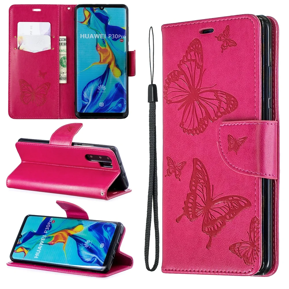 

Leather Wallet Phone Case For Huawei Mate20 Mate30 P30 P40 P20 Pro Lite Nova3i NOVA4E Y6P Y5-2018 Y7A Y7P PSMART 2020 lanyard
