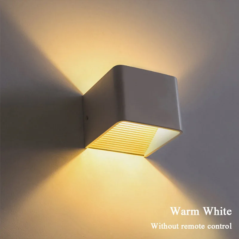 Warm White 1 шт. светодиодный настенный светильник 3 Вт для внутреннего художественного украшения настенные светильники AC85-265V Алюминий для гостиной лестницы Холодный/теплый белый RGB - Цвет абажура: Warm White