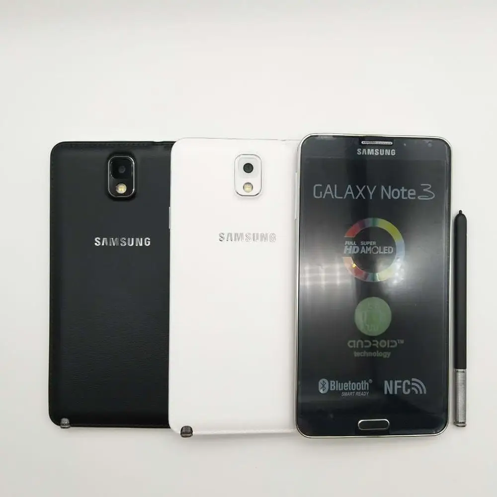 samsung galaxy note 3 n9005 refurbished original n9005 n9000 phone quad core 5 5 8mp 3g wifi gps cell phone free shipping free global shipping
