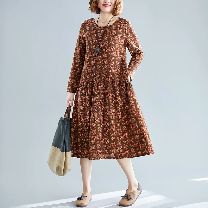 Винтажное хлопковое льняное платье повседневное свободное праздничное с