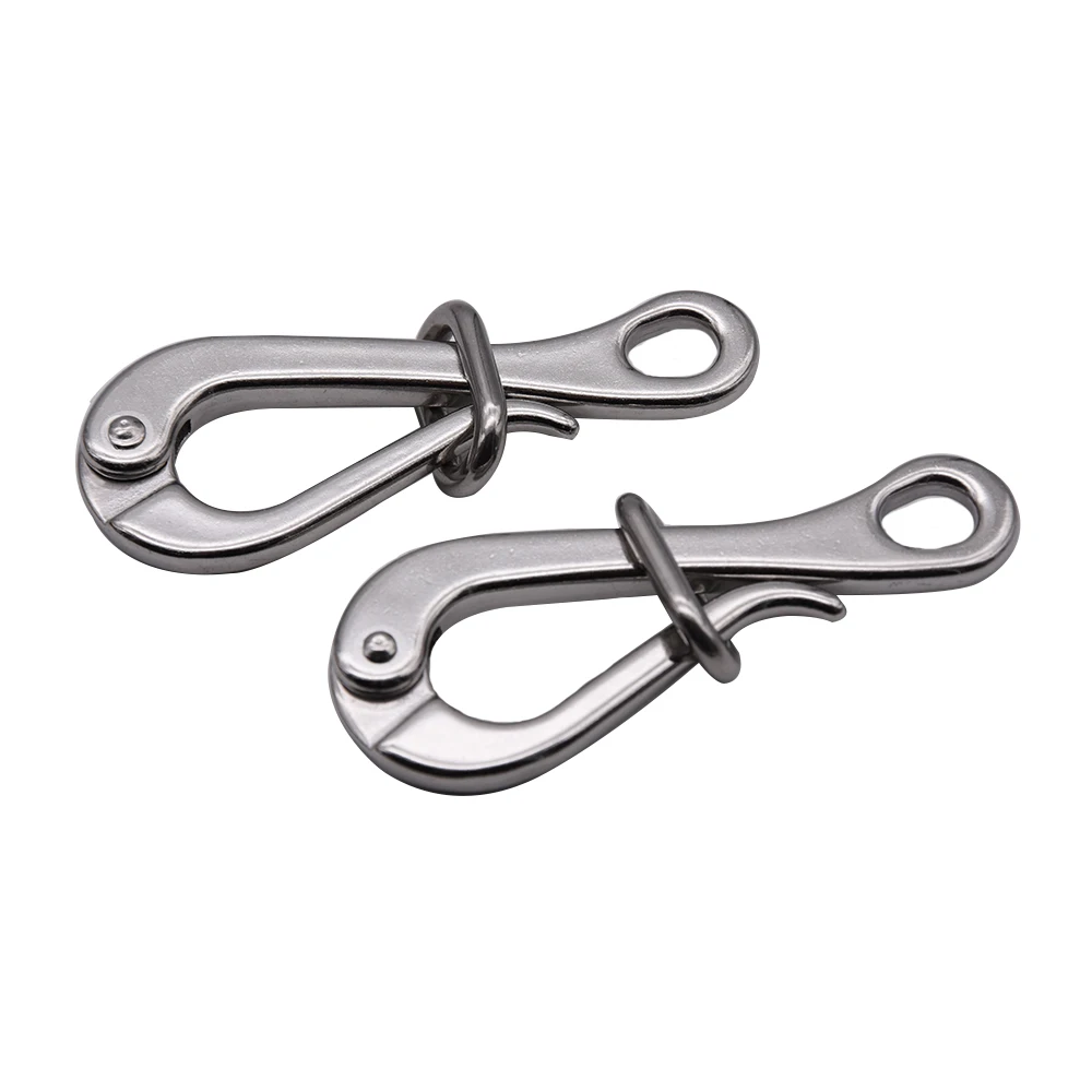 100 мм пеликан крюк и глаз с быстроразъемным звеном морская нержавеющая сталь