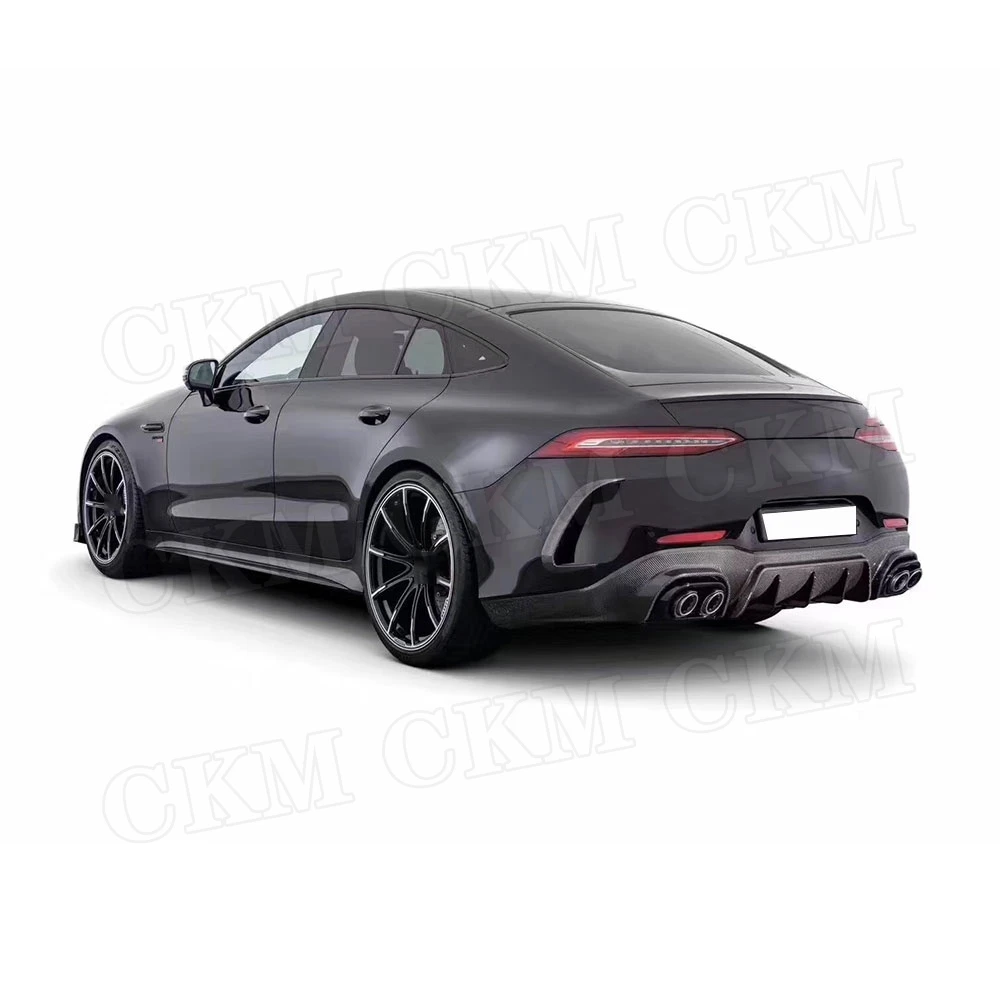 Передний спойлер FRP боковые юбки фартуки задний диффузор из стекловолокна