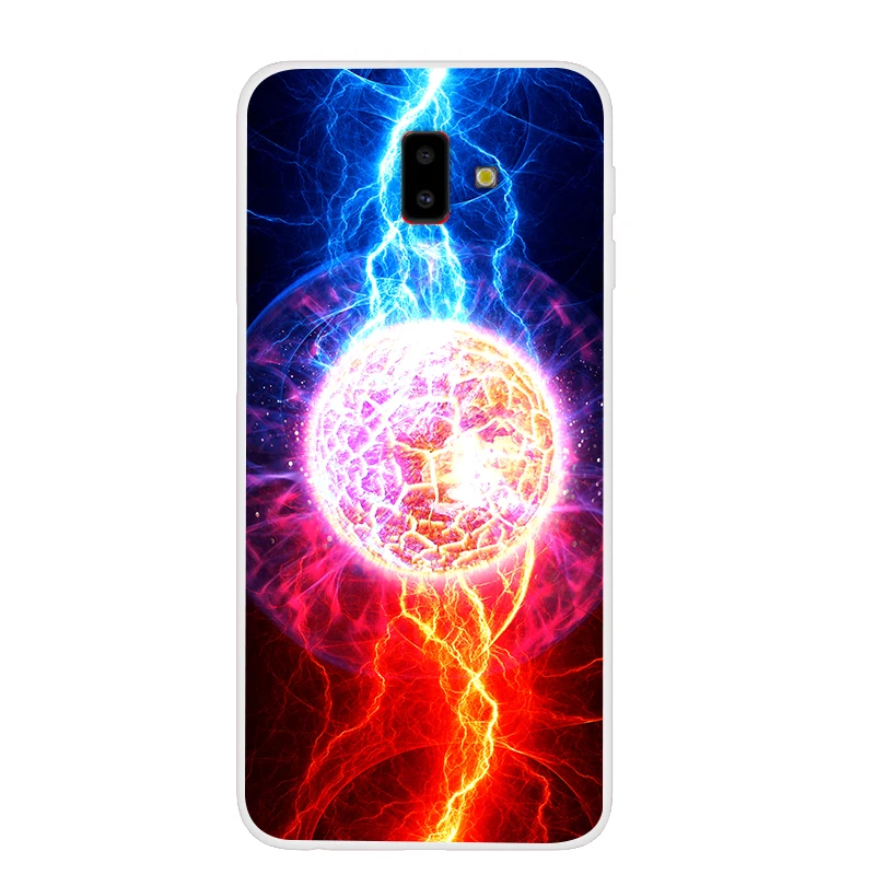 Для samsung Galaxy J6 + J610 Prime Plus чехол силиконовый для +/J6Prime/J6Plus/J6 Fundas тонкий звездный |
