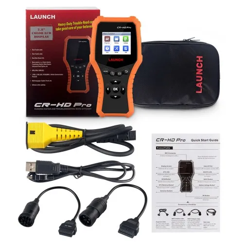 Запуск CR-HD Pro автомобилей и грузовиков OBD2 хобд код ридер сканер