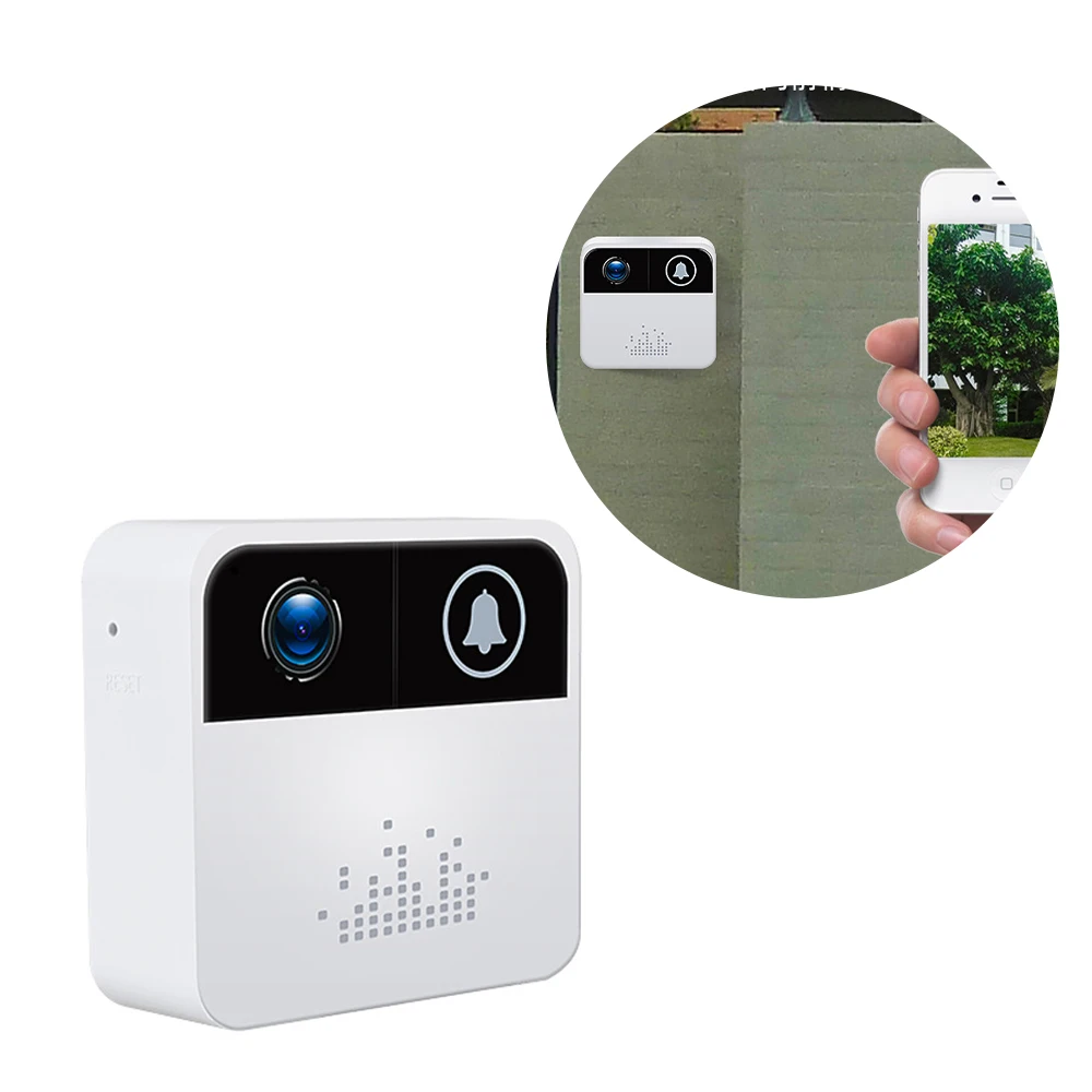 

720P Smart WIFI Doorbell Intercom WI-FI Door Bell For Apartments Two Way Audio Wireless Security Camera Home Visiting Reminder