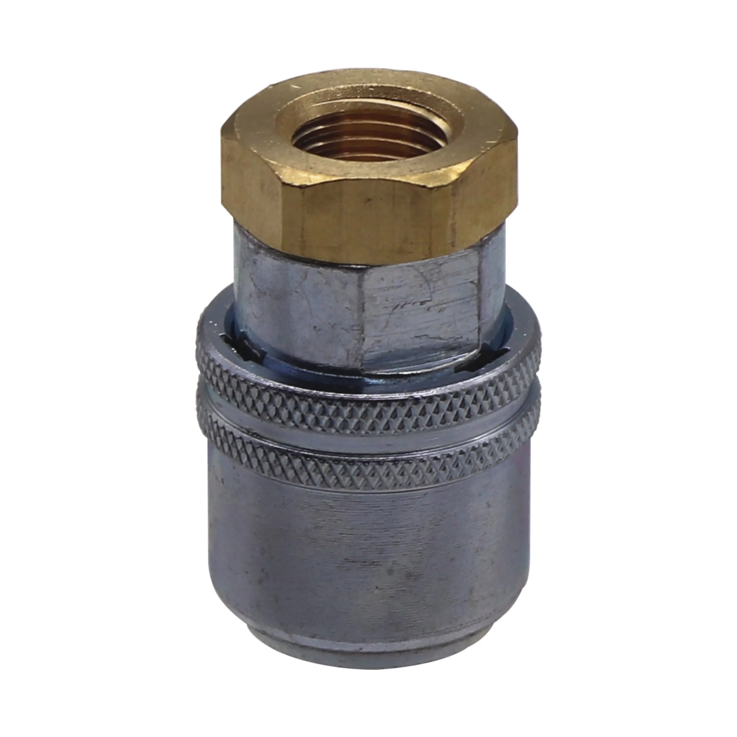 Закрытый конец большого отверстия воздушный патрон замок на никелированном