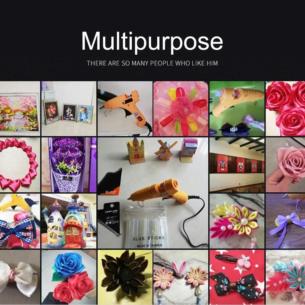 50 Вт термоплавкий Клеевой пистолет с клеевыми палочками для DIY ручной работы