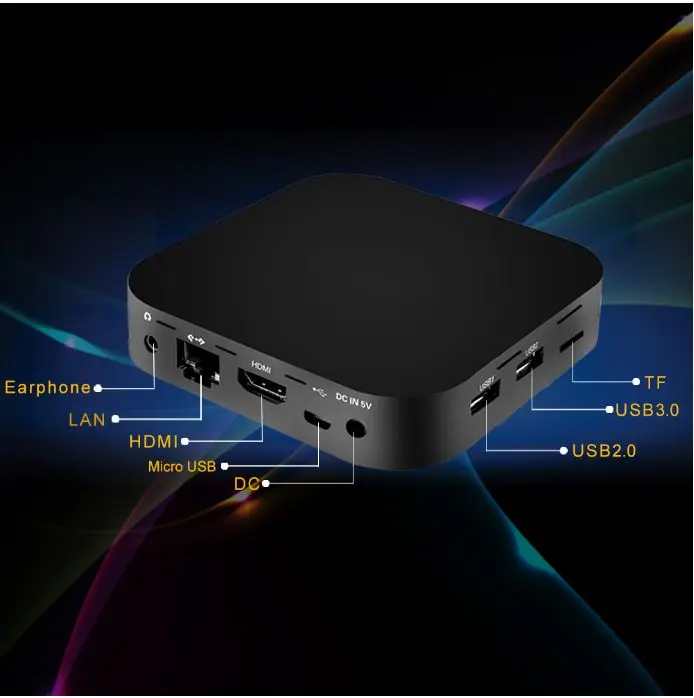 Мини-ПК Windows 10 Intel Z8350 четырехъядерный процессор 2 Гб 32 ГБ двойной Wi-Fi BT4.2 Wintel W8 Pro |