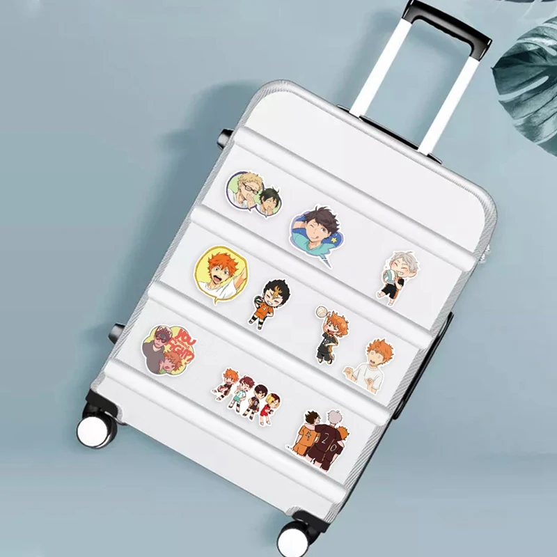 

100pcs Anime Haikyuu!! Volleyball Teenager Graffiti Stickers DIY Handbook Luggage Skateboard Decoration Waterproof Stickers