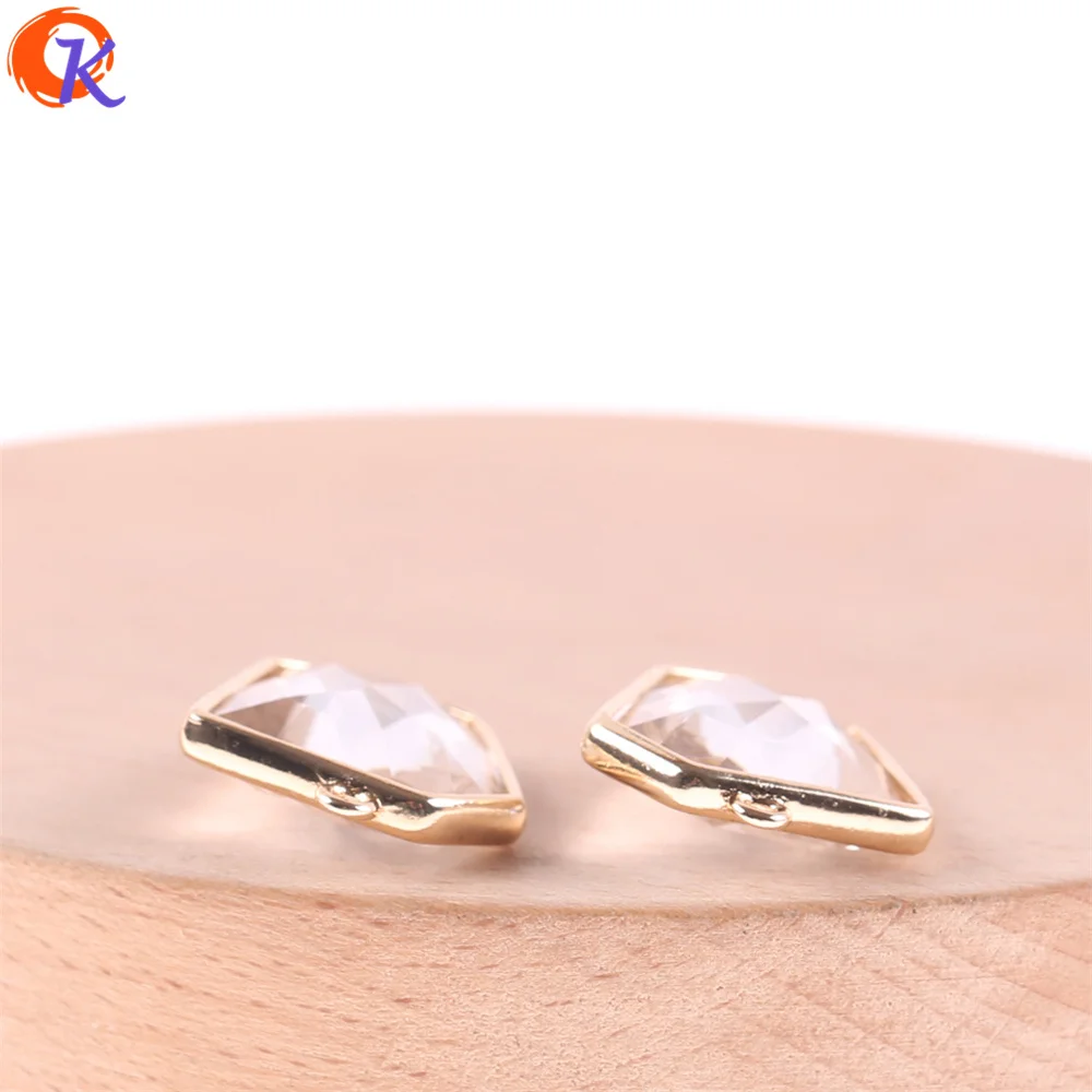 

Cordial Design 50Pcs 17*26MM Jewelry Accessories/Hand Made/Crystal Pendant/DIY Earring Making/Charms Jewelry/Earring Findings