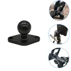 Крепежная подставка для мотоцикла из алюминиевого сплава, резиновый шариковый адаптер для Крепления RAM на мобильный телефон, устройства для GPS-навигации