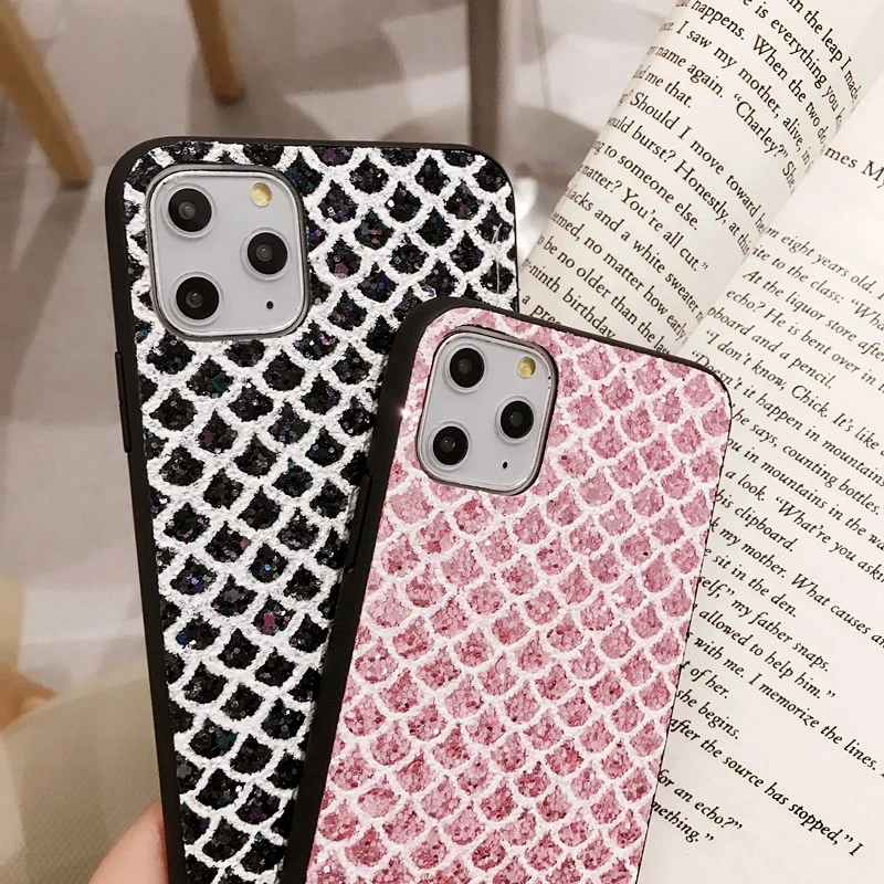 Блестящий Алмазный матовый Мягкий Силиконовый ТПУ чехол для телефона iPhone 6 6s 7 8 Plus