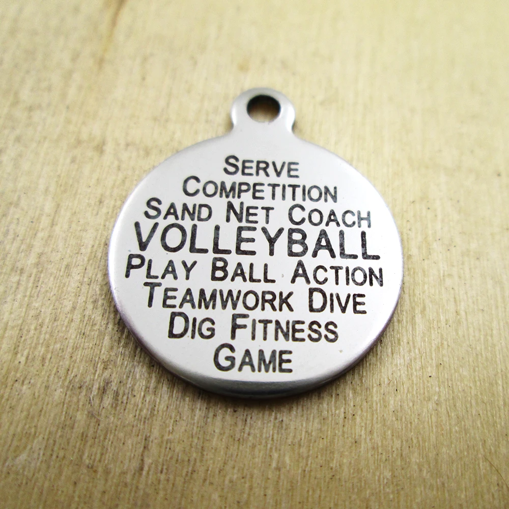 

10 шт./партия-жена пожарного амулеты из нержавеющей стали лазерной гравировкой DIY Подвески Кулоны из нержавеющей стали