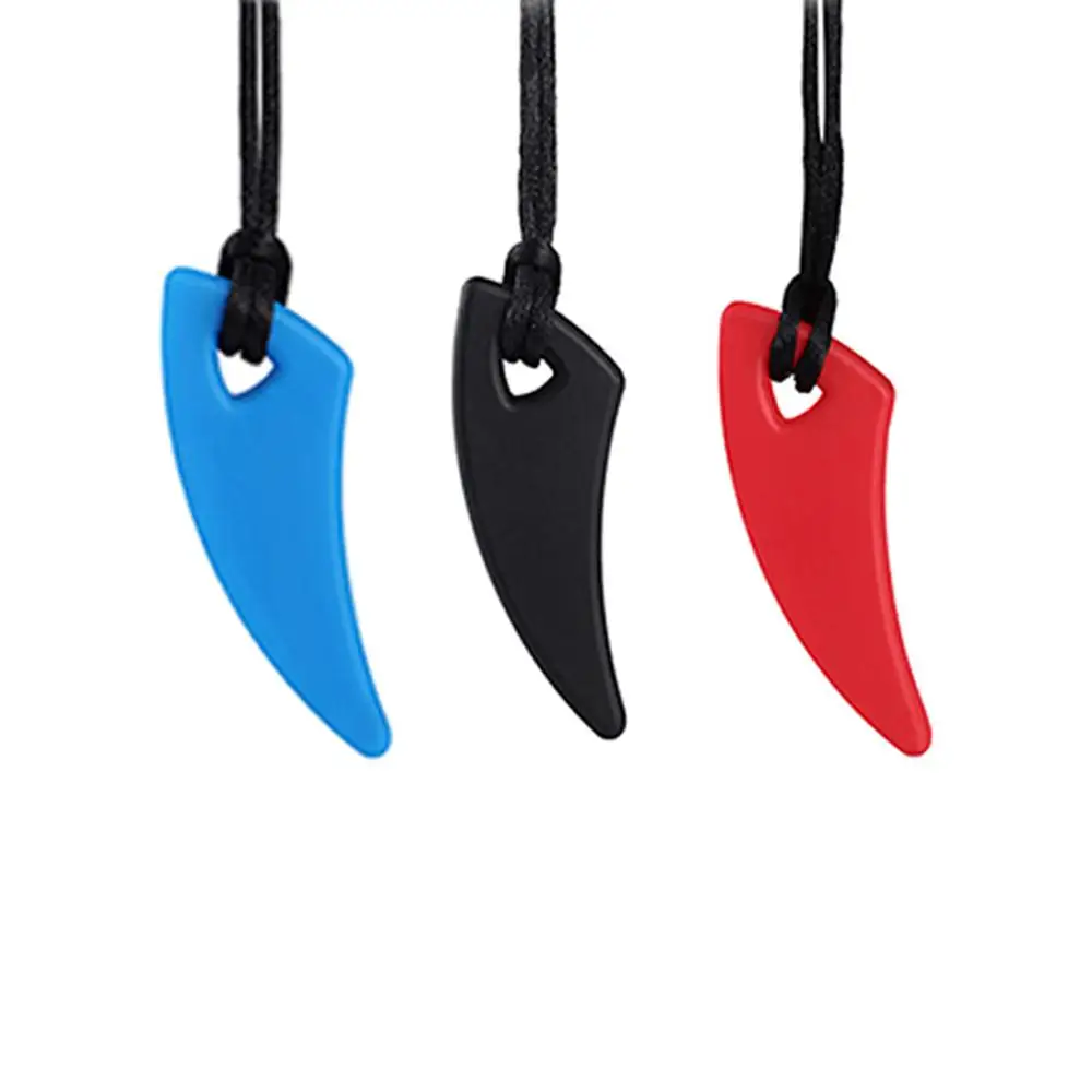 Детские Жевательные ожерелья Пищевая силиконовая сенсорная жевательная игрушка