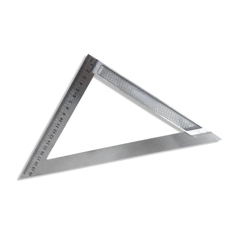 Треугольный транспортир многофункциональный алюминиевый квадратный скоростной