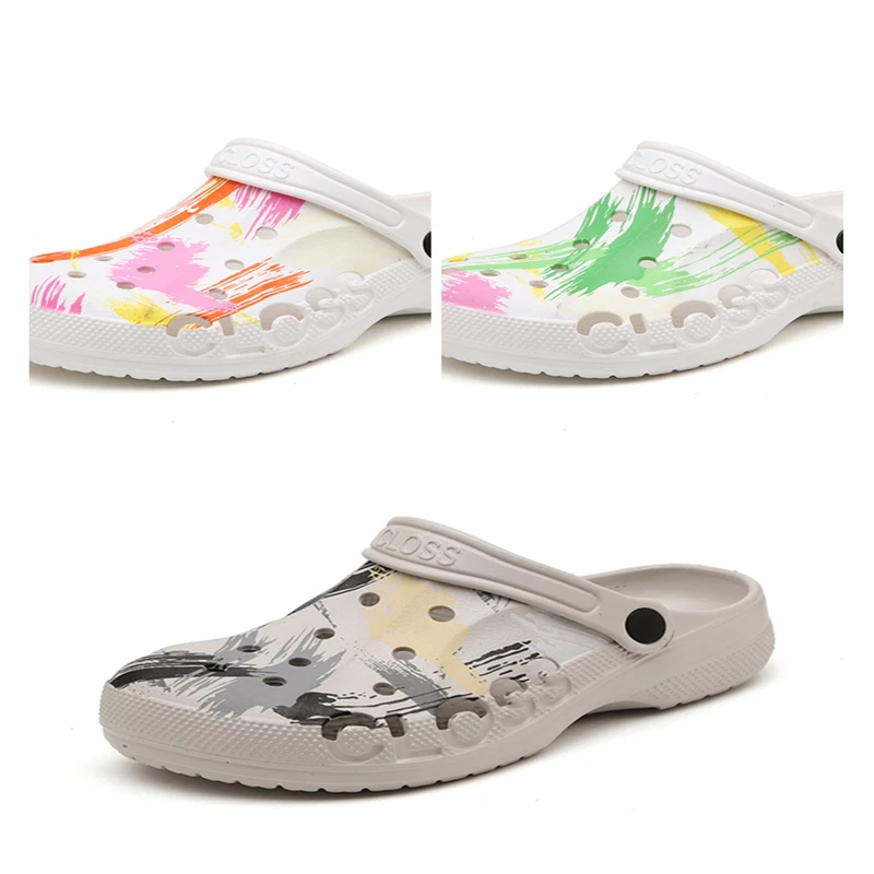 

Nurse Clogs Fashion Women's Sandals Summer Shoes For Men's Couple Slippers Beach Female Designer Non Slip Outdoor Unisex Shoes
