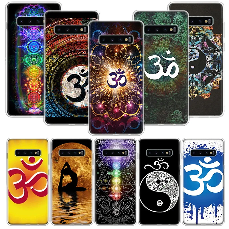 Чехол для телефона Aum Om Yoga Samsung Galaxy S20 FE S21 Ultra S22 Plus S10 Lite S9 S8 J4 J6 J8 + мягкий чехол |