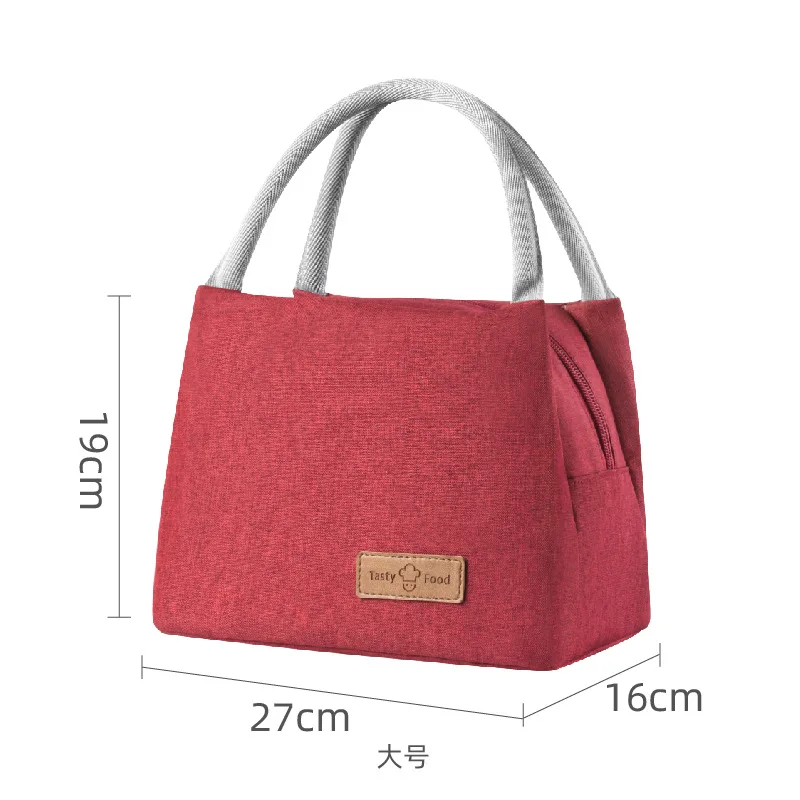 

2021 Oxford Cloth Lunch Bag Outdoor Ice Bag Thickened Portable Insulation Bag Meal Bag Women Men Lunch Box Lunch Tote lonchera