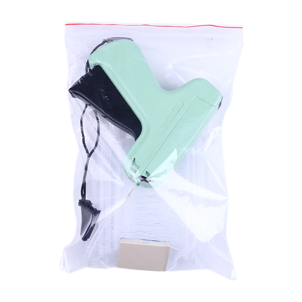 Высококачественный пистолет для бирки этикеток 1000 зажимов + 5 игл цена на одежду