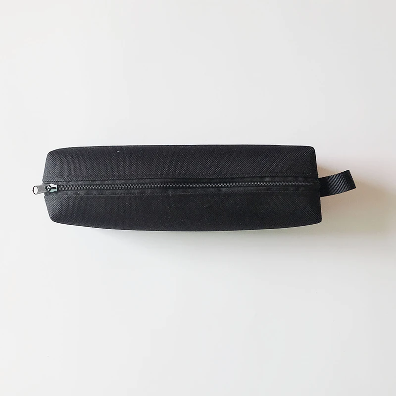

Kawaii Oxford cloth Pencil Case Cosmetic Bag Cute Letter Pencil Bags For Girls Stationery Bag Solid Color Cosmetic Brush Bag hot
