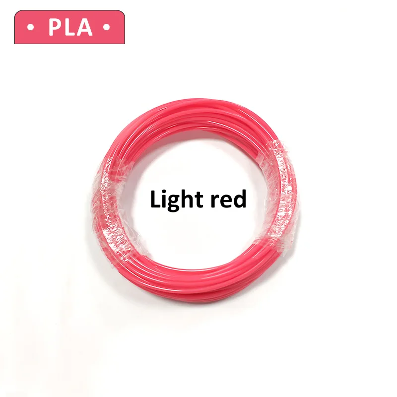 Light red Сублимационная pla нить abs 3d принтер светится в темноте пластик 1,75 мм impresora resina для ручек abs filamento дешево - Цвет: Light red