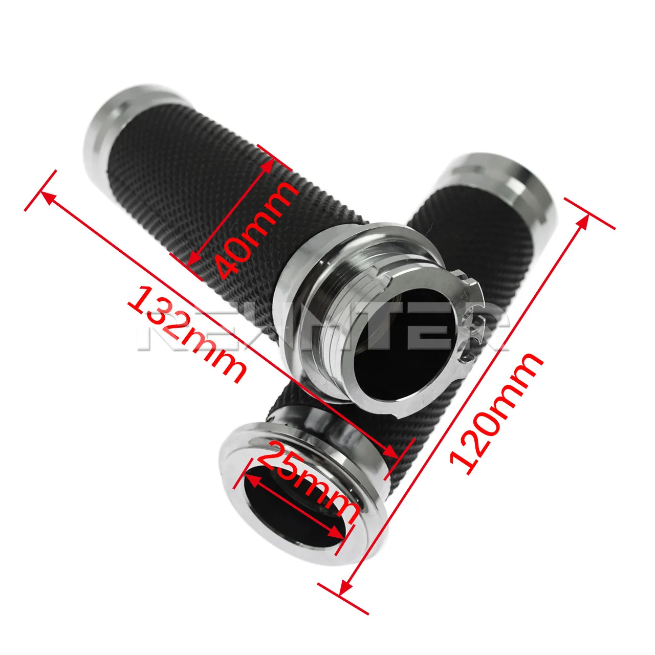 Хромированные 1 &quot25 мм ручки мотоциклетные рукоятки руль для Harley VRSC XL XR Dyna Softail