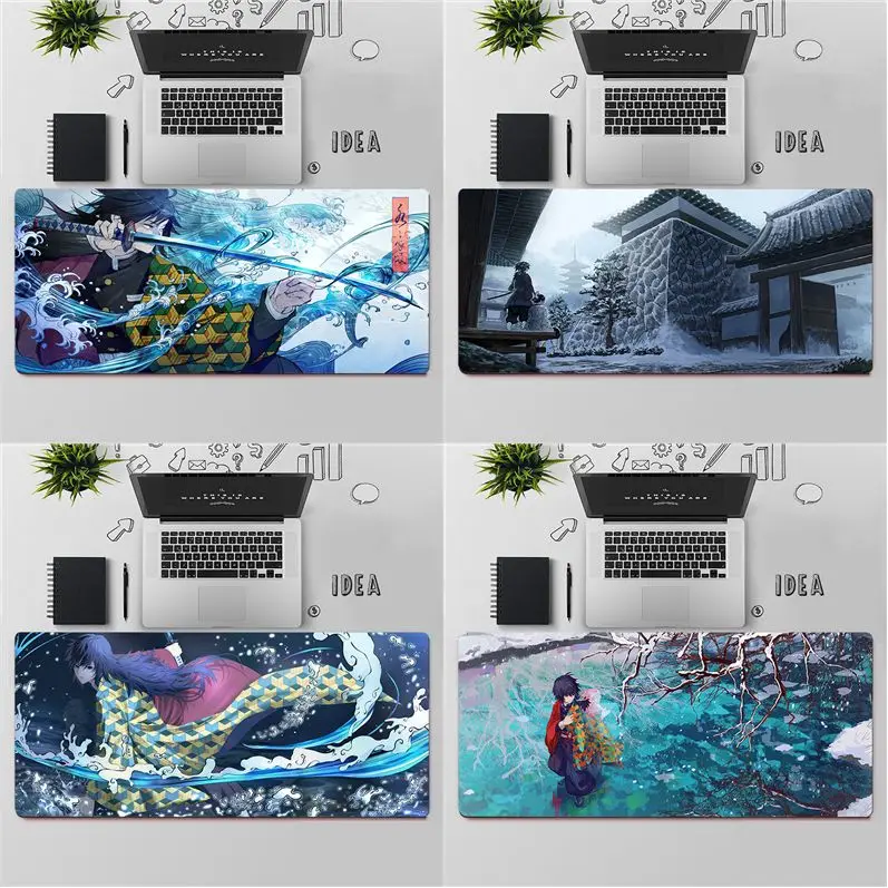 

Maiya Demon Slayer Tomioka Giyuu Gamer Speed Mice Retail Small Rubber Mousepad Free Shipping Large Mouse Pad Keyboards Mat