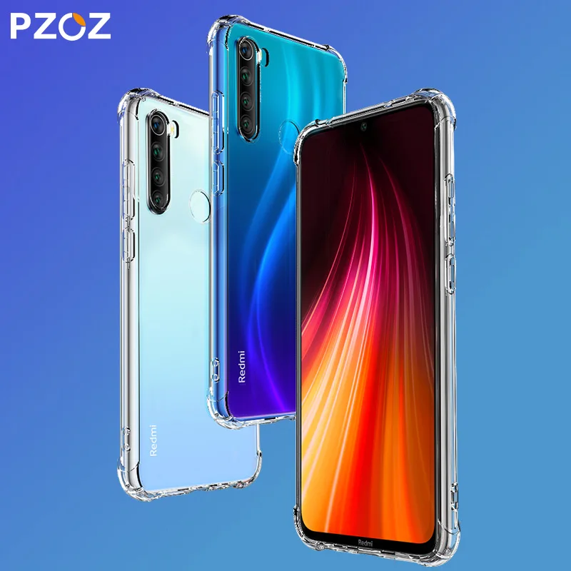 Чехол PZOZ для Redmi note 8 T 9s прозрачный защитный чехол с откидной крышкой xiaomi t redmi 9S pro