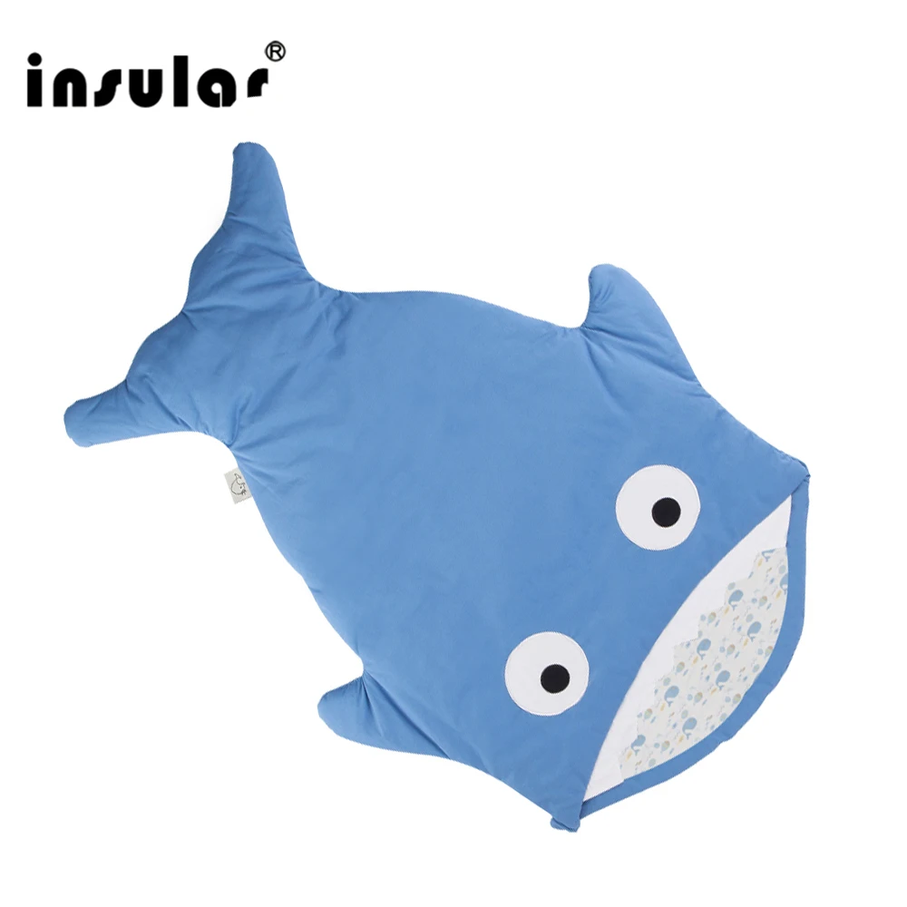 Милый Акулий стиль детский спальный мешок Winer теплое детское одеяло для