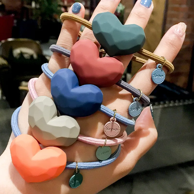 1 шт. женская модная лента для волос в форме сердца украшение девушек конский